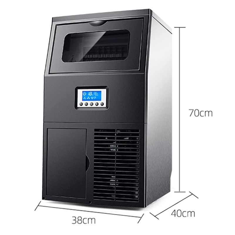 Льдогенератор Коммерческий магазин чая с молоком Большой 45 кг Изготовление