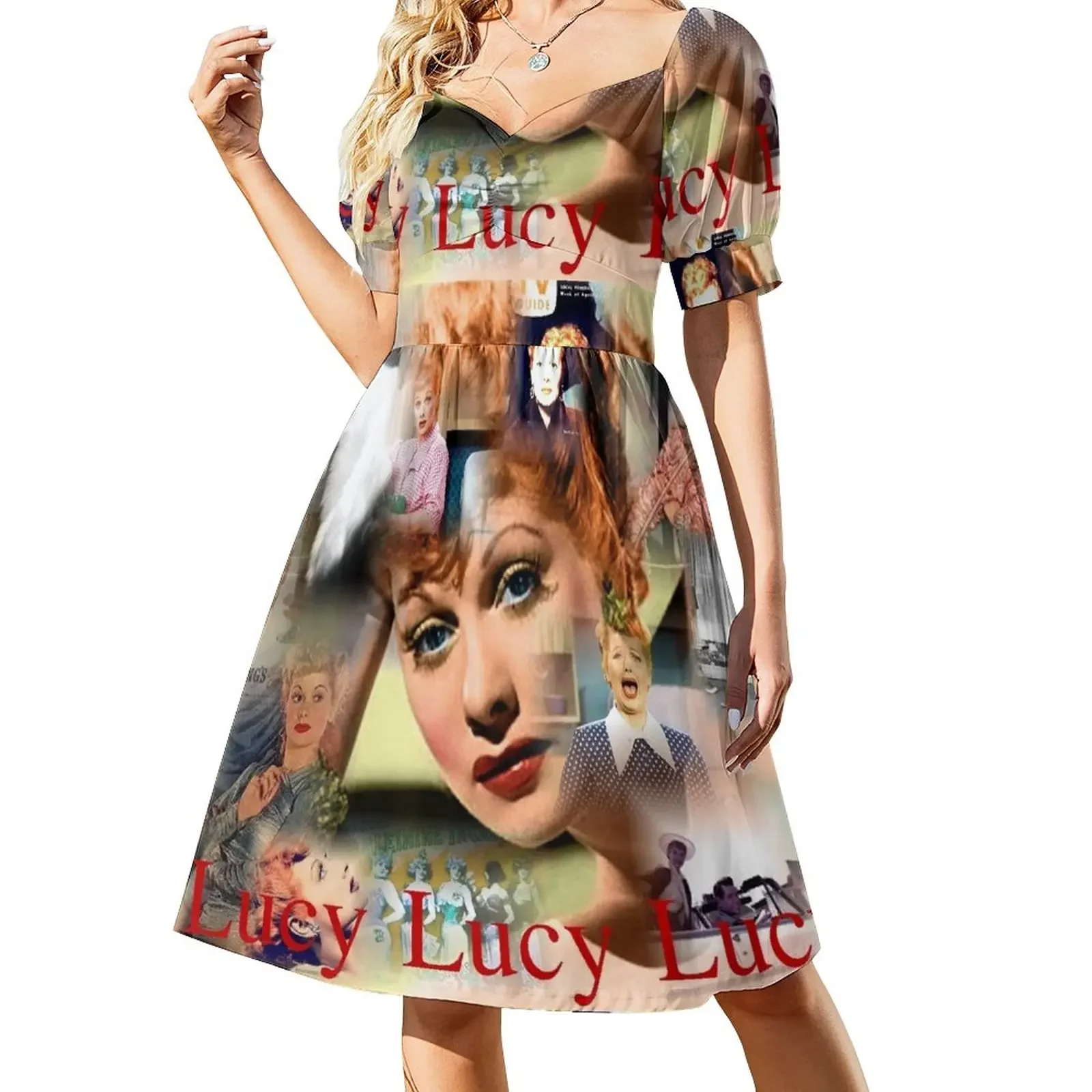 Lucy Платье с короткими рукавами вечернее платье женские платья для особых случаев