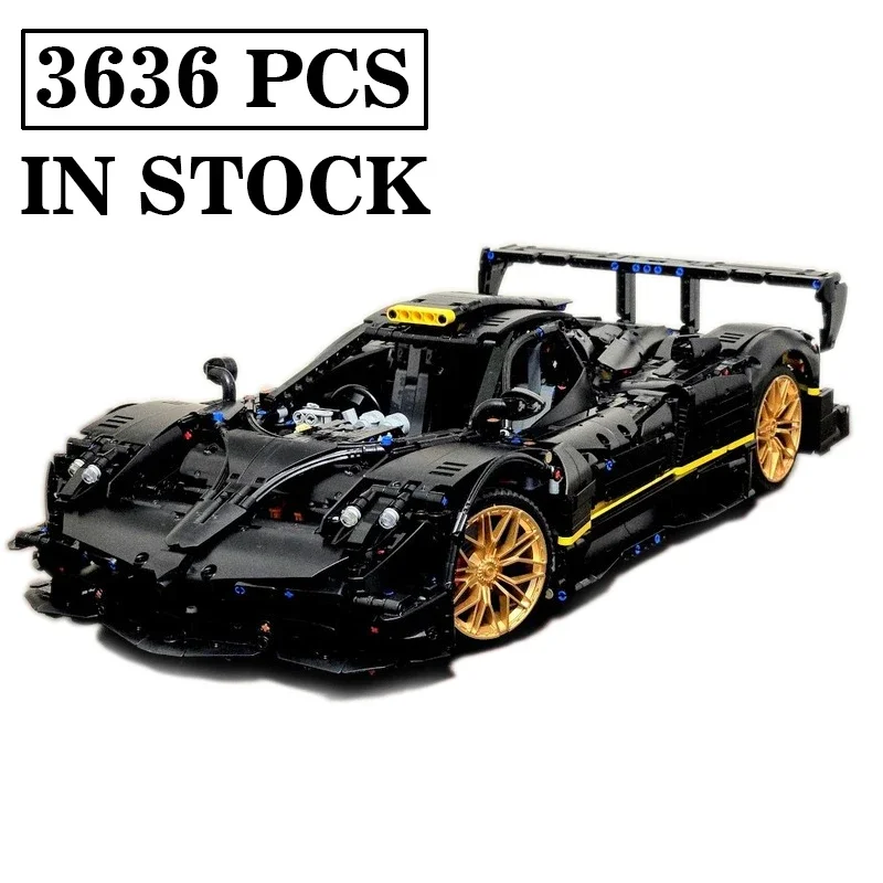 Фото Новый MOC Zonda R Most Wanted Track Edition Racing Supercar Racers Транспортные средства Строительные блоки Кирпичи Игрушки Дети Мальчики Подарки на день рождения №1