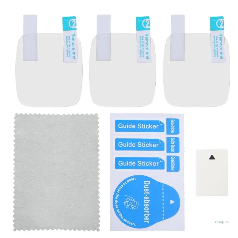 

M5TD for POLAR Smartwatch Screen Protector Explosion-proof PET Film Durable Scratch Resistant 3pcs for HD Cover