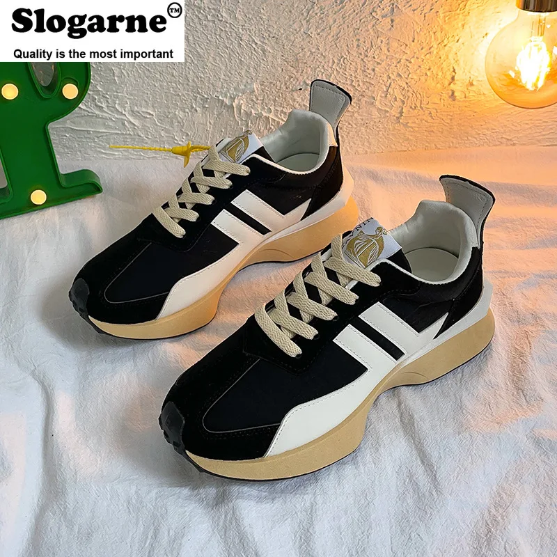 

Women's Spring Leisure Sneakers Students Running Shoes Girl Platform Vulcanize Shoes Mixed Colour Casual Sport Shoes Skateboard