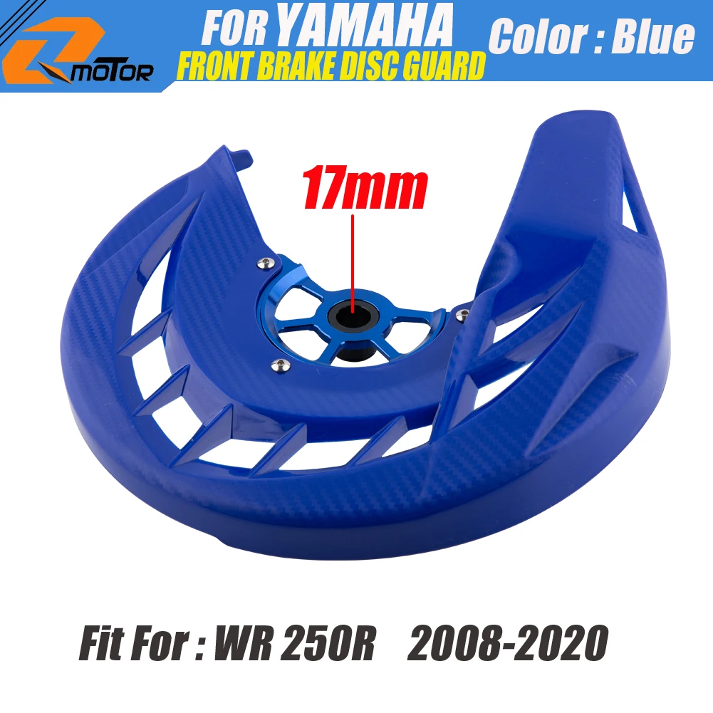 

Защитная крышка переднего тормозного диска CNC для мотоцикла Yamaha WR 250R WR250R 2008-2020 17 мм Внутреннее отверстие