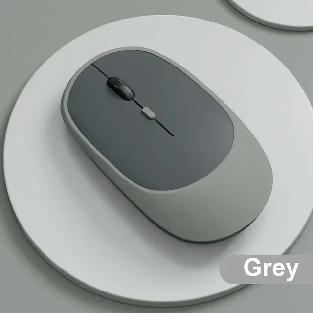 Перезаряжаемая игровая мышь, беспроводная мышь, совместимая с Bluetooth, компьютерные мыши для ноутбука, ПК, планшета, бесшумные эргономичные Беспроводные мыши
