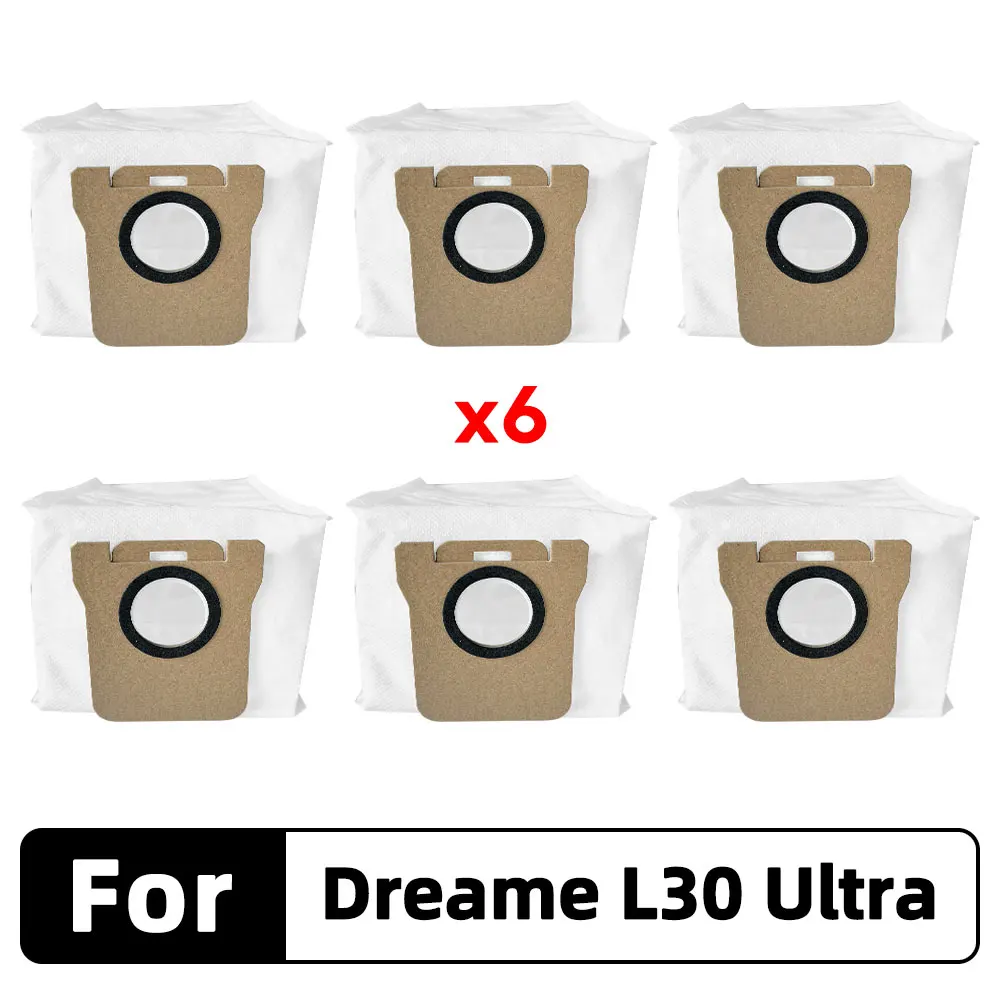 

Запасные части для роботов-пылесосов Dreame: щетка, фильтр, тряпка, мешок