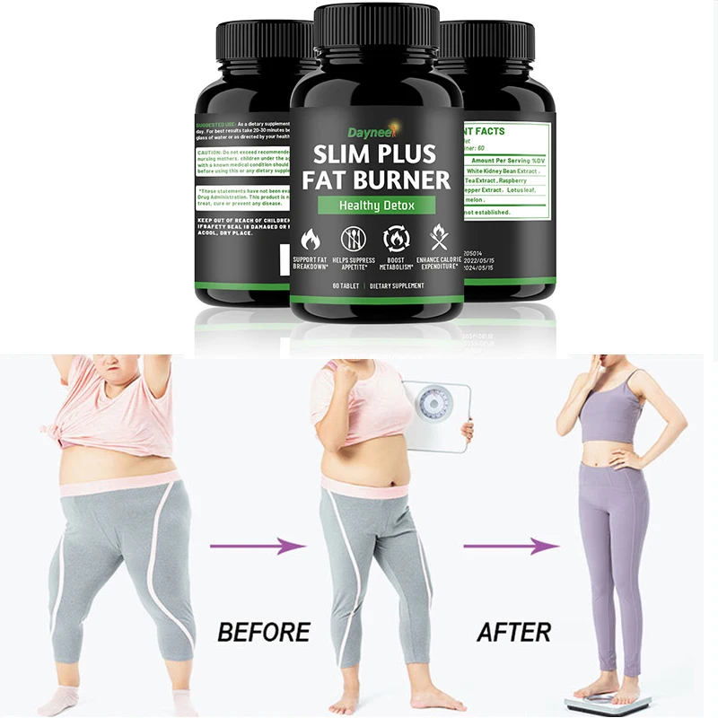 

1 Bottle 60 Pills fat burning tablets loss diet Control appetite and reduce stomach capsule slimming pill