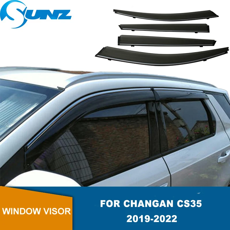 

Дефлектор боковых окон для Changan CS35 2019 2020 2021 2022, козырек окон, вентиляционные оттенки, защита от солнца, дождя