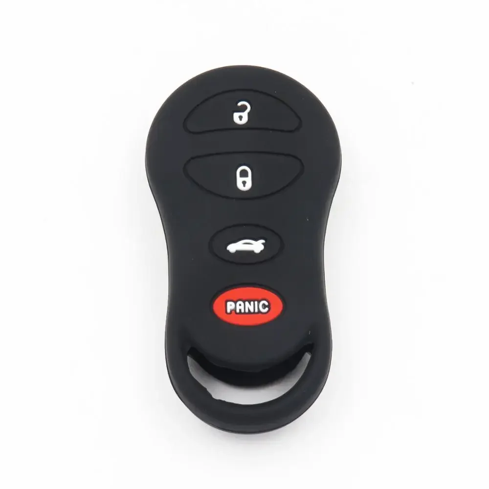

Cocolockey силиконовый чехол для автомобильного ключа для Chrysler Dodge Jeep Concord Sebring LHS Viper Stratus Liberty 4 кнопки чехол для ключа для автомобиля