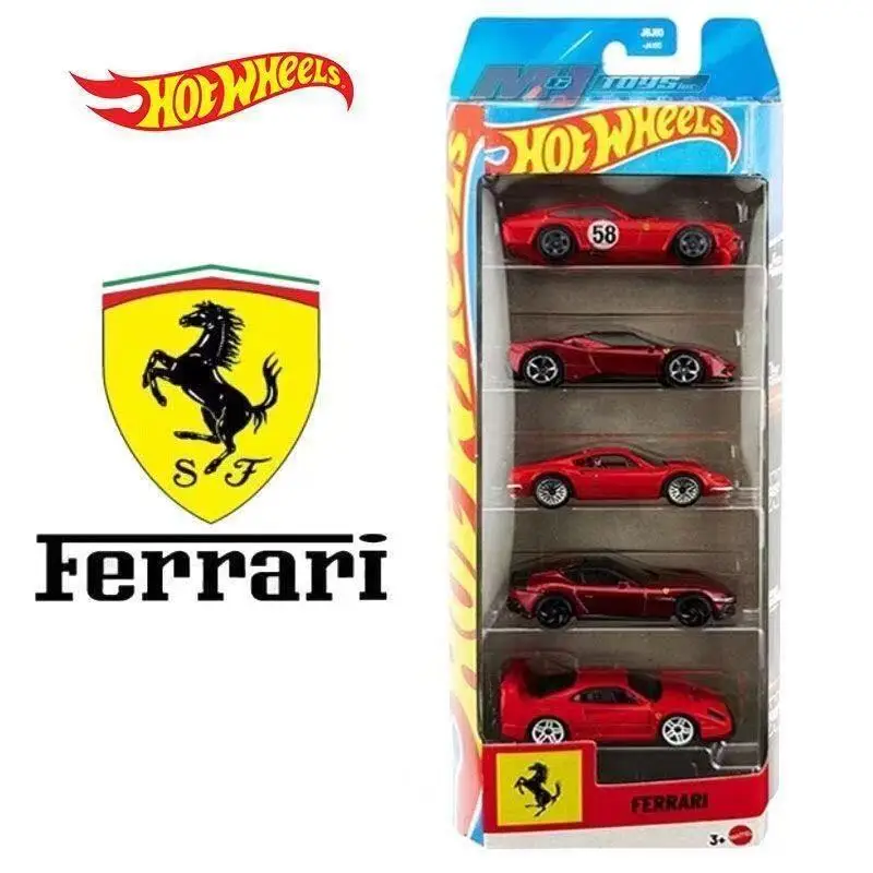 Фото Набор из 10 гоночных болидов Hot Wheels F1: Haas, Red Bull, Aston Martin, Alpine, Ferrari (5 машинок), в подарочной коробке JMM24, литые игрушки, новинки 2026 года №4
