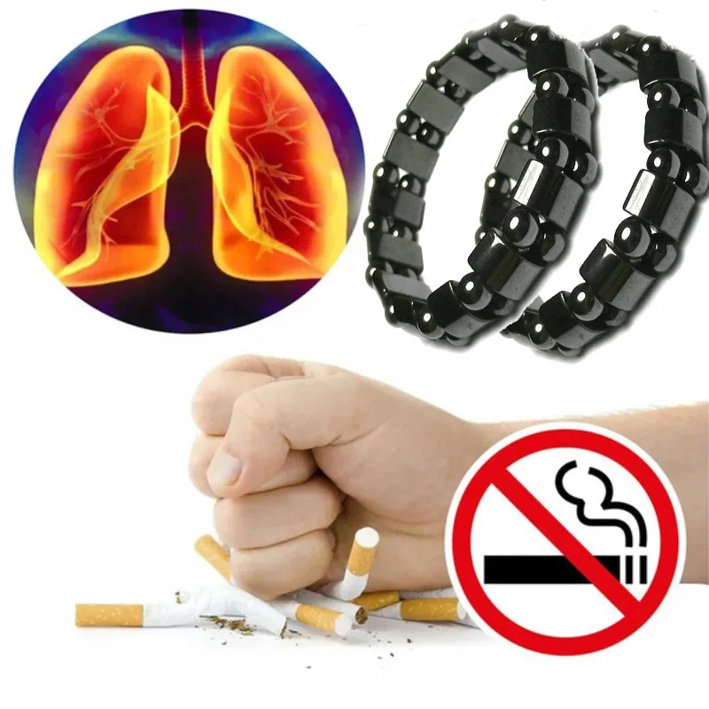 

Smoking Cessation Bracelet Triple Men'S Powerful Treatment Smoke-Free Health Lymphatic Drainage Tiger Eye Bracelet 2022 Jewelry