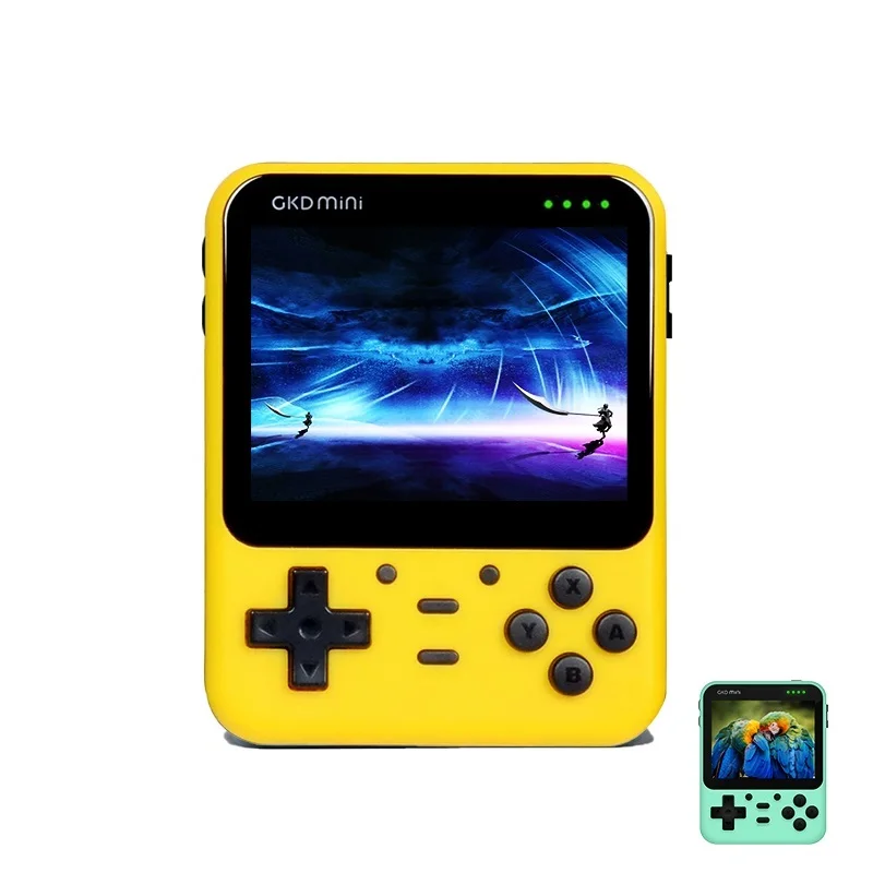 

Powkiddy A66 GKD Mini Retro Console Video Game Consoles 3.5 IPS Screen ZPG Open Source PS Gaming Players Children's Gifts