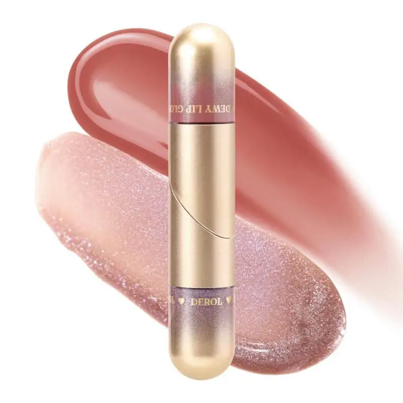 

7 Colors Velvet Lip Gloss Waterproof Nude Double Tube Liquid Lipstick Long Lasting Lip Tint Makeup Sexy Red Lip Glaze Cosmetics
