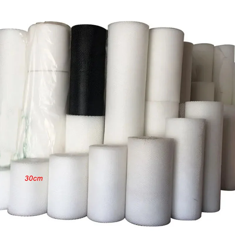 

0.3x50Meters Whole Roll HDPE plastic mesh net cloth garden Grid for pet chicken Green Balcony guardrail breeding fence