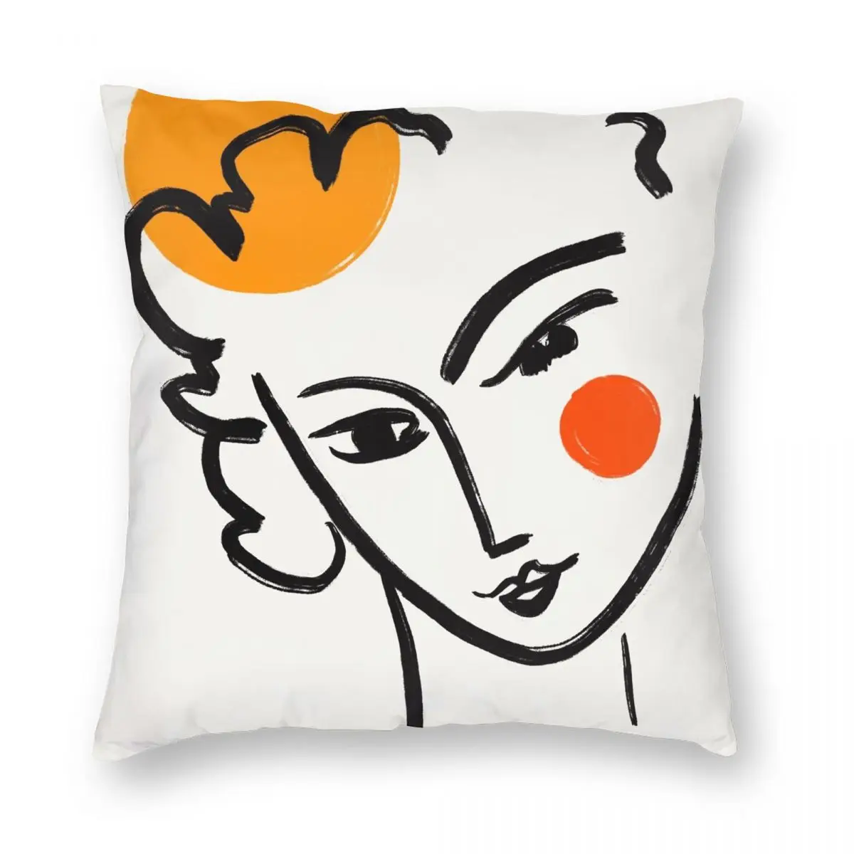 Наволочка Matisse Berggruen Cie из полиэстера и льна бархатная креативная декоративная