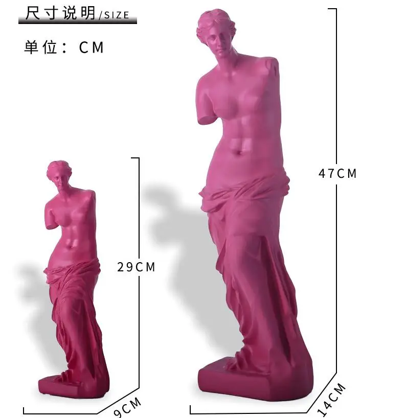 

Nordic style art broken arm Venus MARBLE VENUS SCULPTURE ROMAN MYTHOLOGY GODDESS PORTRAIT STATUE CREATIVE HOME DECOR