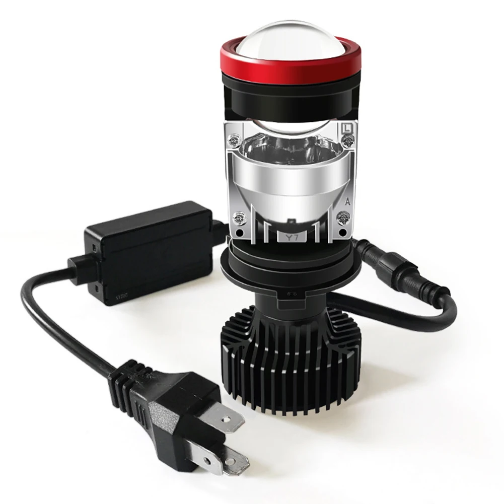 

Cars LED Light Headlight High Power 12 (V) 2pcs/kit 4 (A) 50W Aluminum H4 Fisheye Light Replacement Set Vehicles