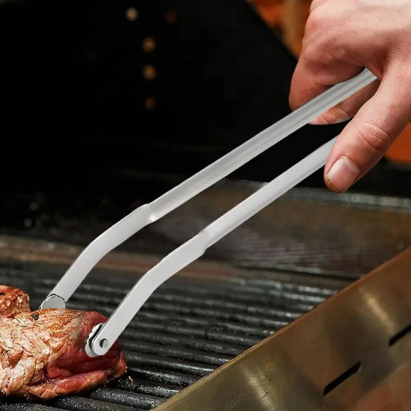 Щипцы для токарной обработки колбасы барбекю из нержавеющей стали гриля с