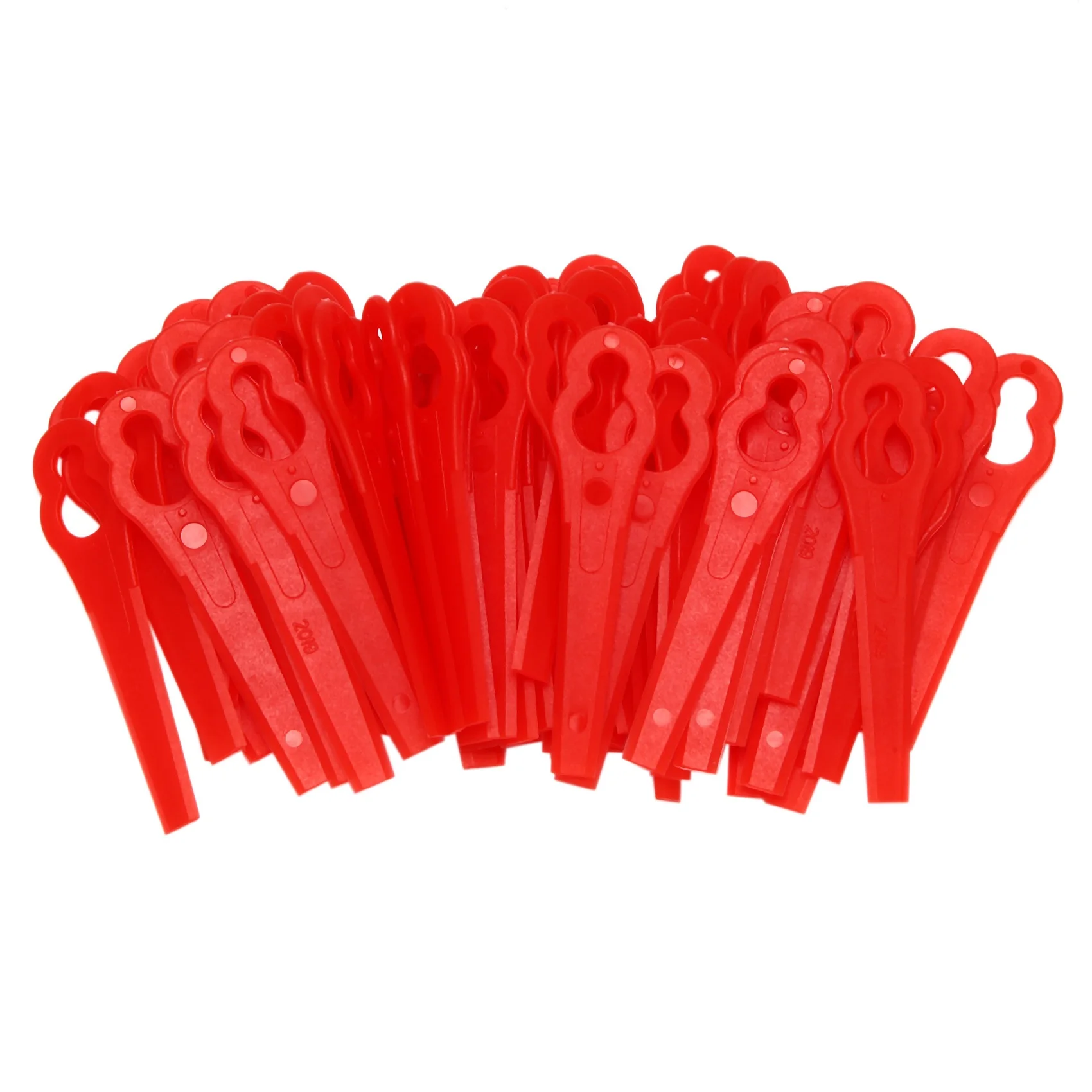 

80Pcs Replacement Grass Trimmer Blades Spare Part Lawn Mower Cutting Blades Cutter Tool