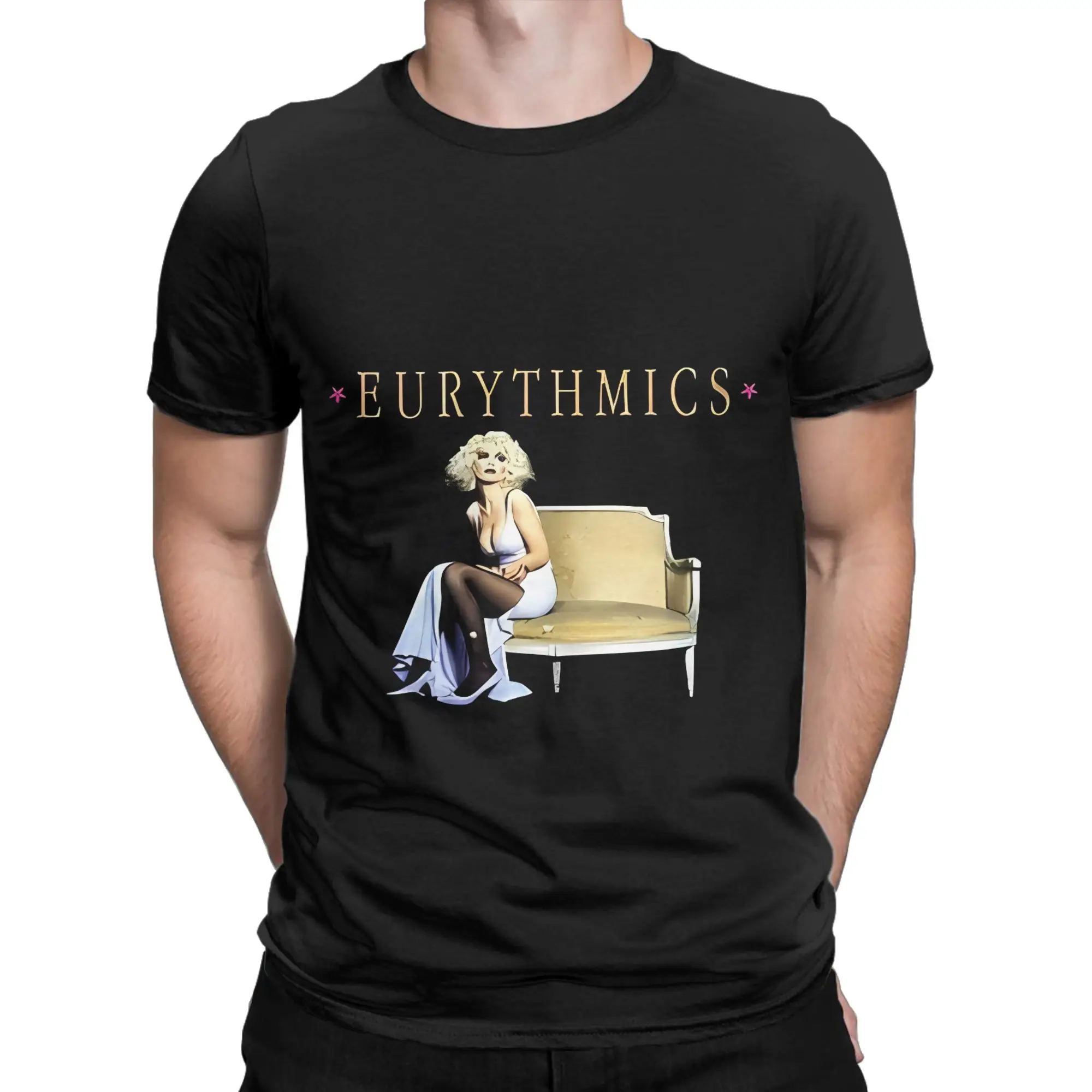 Футболка Eurythmics с изображением Энни Леннокс, 100% хлопок, для мужчин (art.: 3920dac6e6dfe) - 3920dac6e6dfe