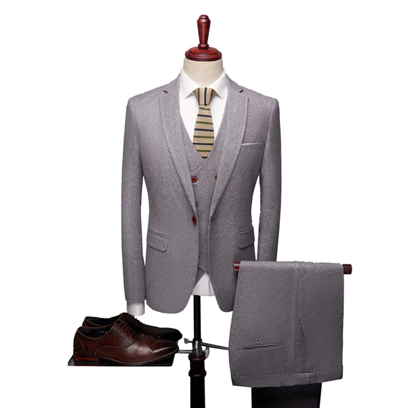Custom Made Groom Wedding Dress Blazer Suits Pants Business High-end Classic Dress Trousers 20718128