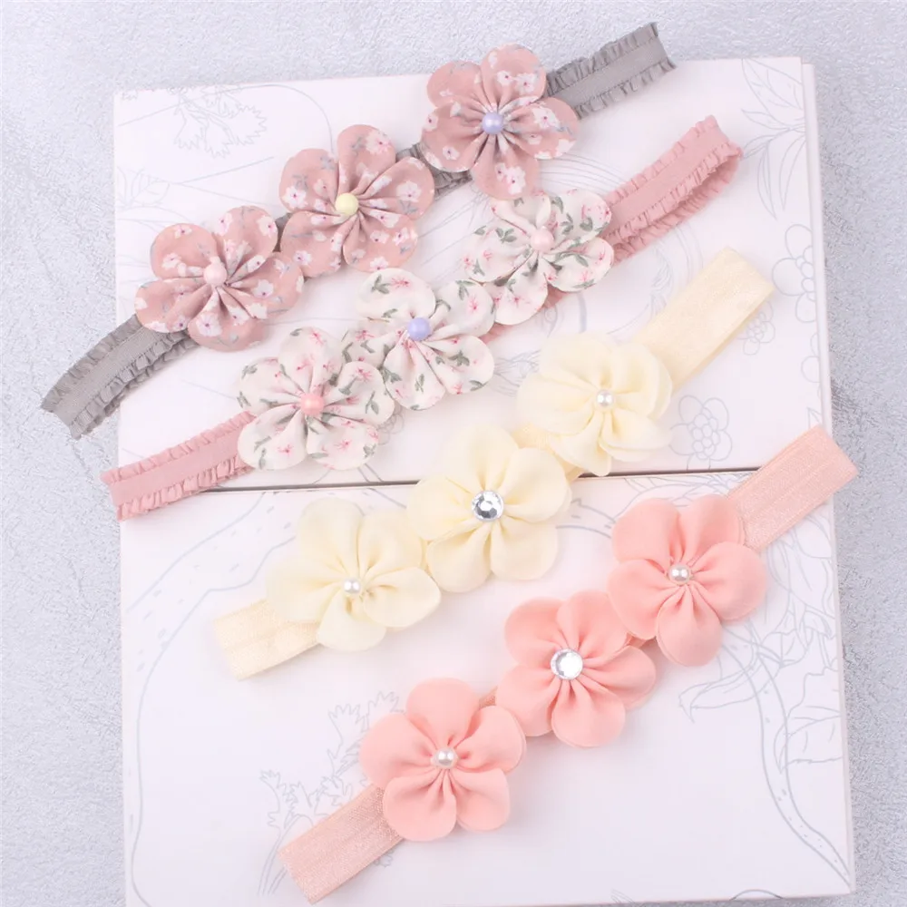 

Baby Hair Band Elastic Headband Princess Flower Ornament Newborn Gift Headdress