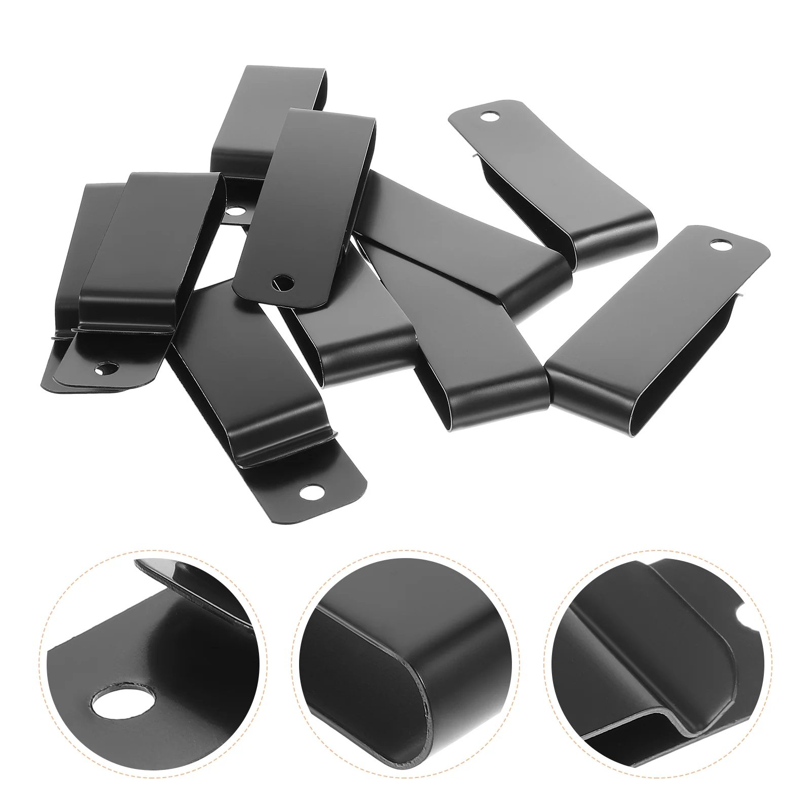 

10 шт. металлический зажим для ремня с пряжкой Футляр кошельки сумки с крючком металлический зажим для кобуры