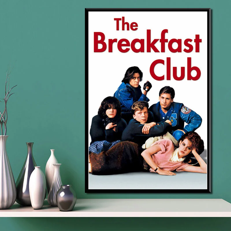 

Club The Breakfast Retro Print Art Canvas Poster For Living Room Decor Home Wall Picture