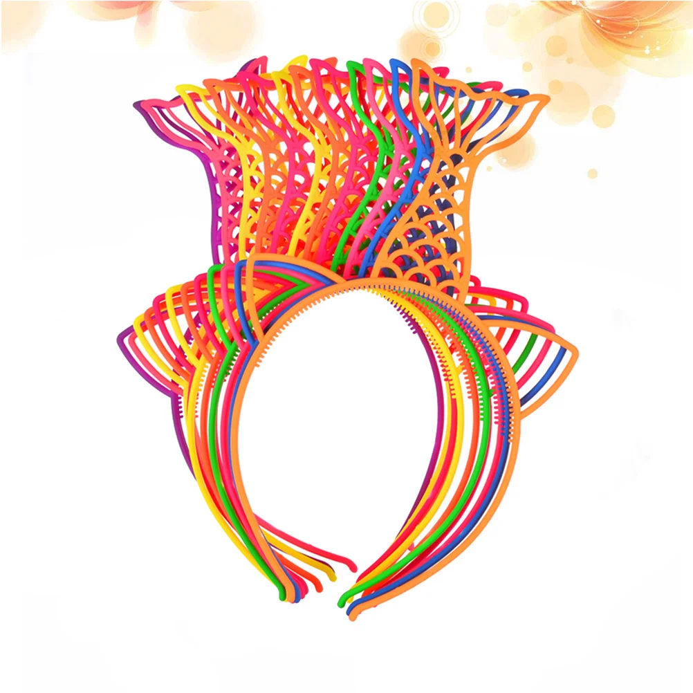 

Lurrose 12Pcs Headbands Headwear Cat Ear Hair Band for Kids Masquerade Birthday Party