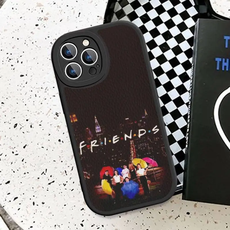 Central Perk Friends Phone Case Hard Leather For iPhone 14 13 12 Mini 11 14 Pro Max Xs X Xr 7 8 Plus