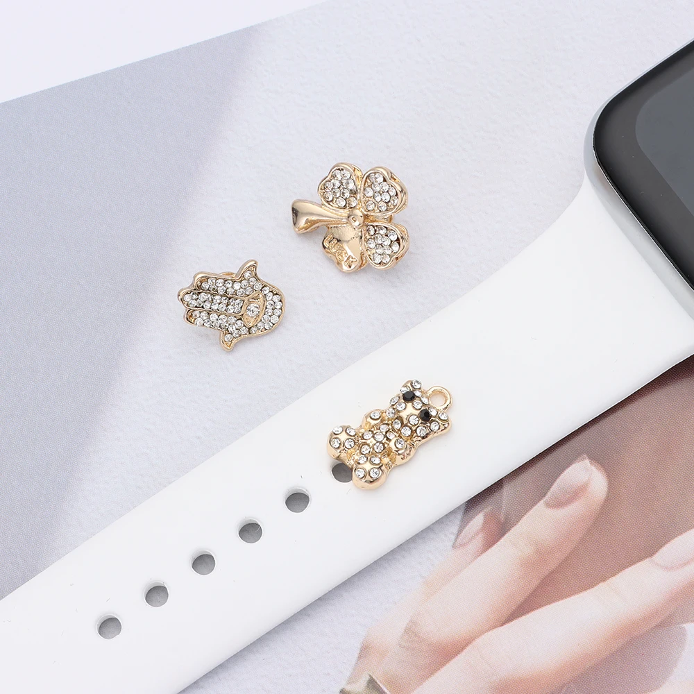 Модный ремешок декоративный гвоздь для iwatch креативный силиконовый орнамент в
