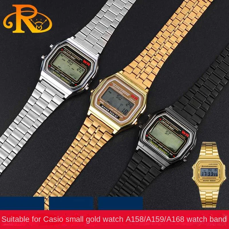 

Fine Steel Watch Set for Casio A168w/A158W MRW200 /AEQ-110 A158/ A159/ A168 /A169 /AE1200/1300 /AQ230/ 700 Metal Bracelet Strap