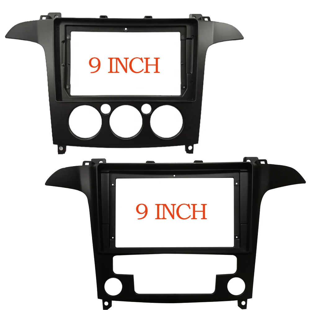 

9 Inch 2din Car Fascia For FORD S-Max S Max 2006 - 2015 Double Din Car Frame Dashboard Install Panel Trim Refitting Kit