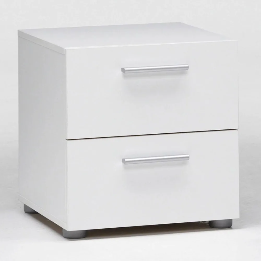 

Loft 2 Drawer Nightstand for Bedroom, White