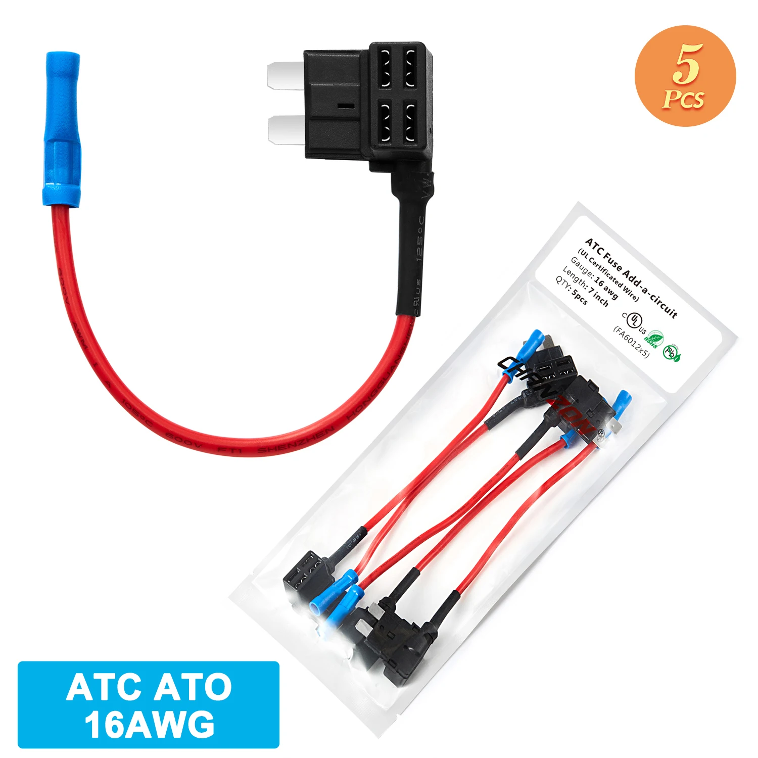 

Двойной Автомобильный Держатель Предохранителя С Цепочкой ATM ATC Small Block Micro2 5V 12V 24V 32V 12 14 16 AWG Размер Прово...