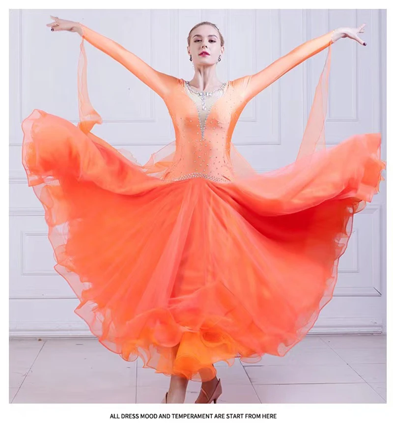 Платья для бальных танцев женский новый дизайн блестящая юбка танго вальса