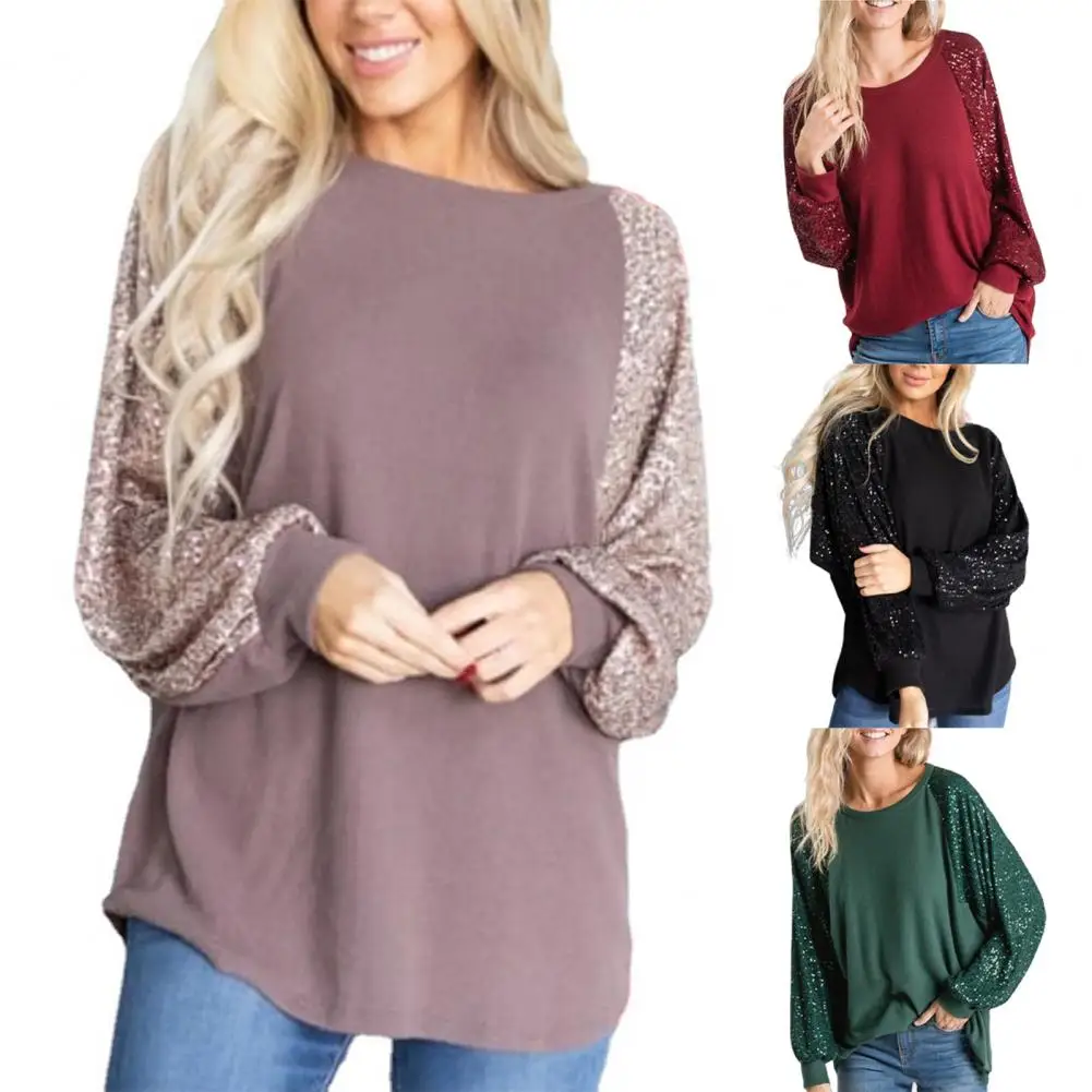 

Модный зимний Топ с длинным рукавом, свободная облегающая легкая простая Лоскутная Туника реглан, Зимняя Блузка