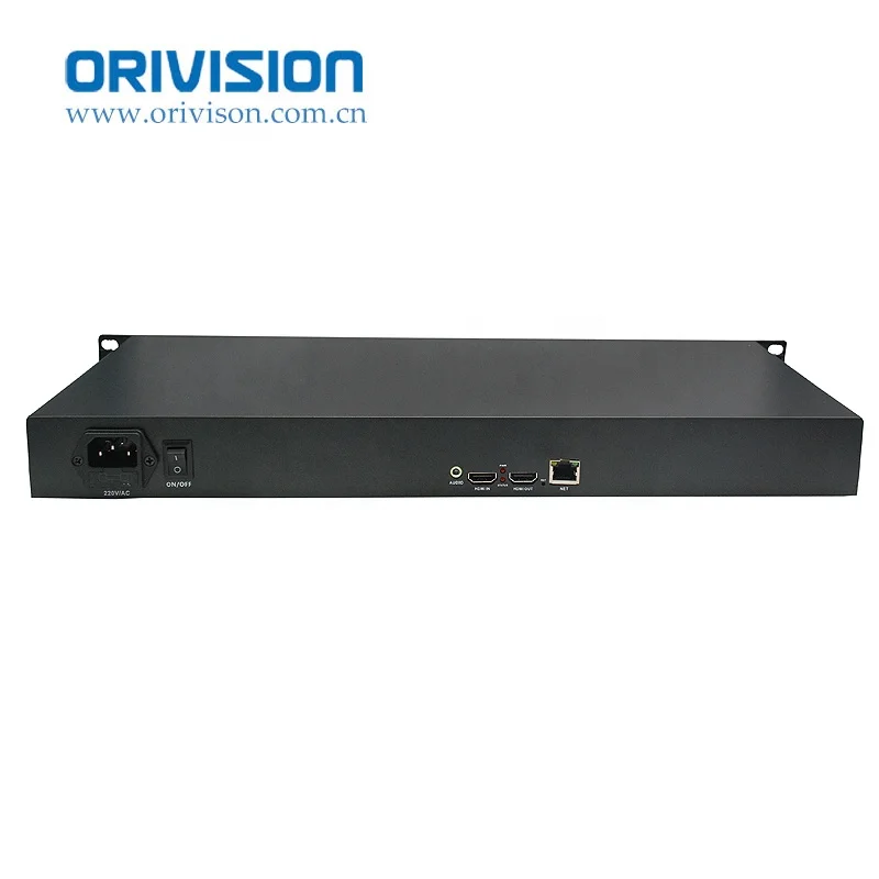 

1U Rack Mounted Encoder With RJ45 Loop Out Live Stream H264 HDMI Encoder