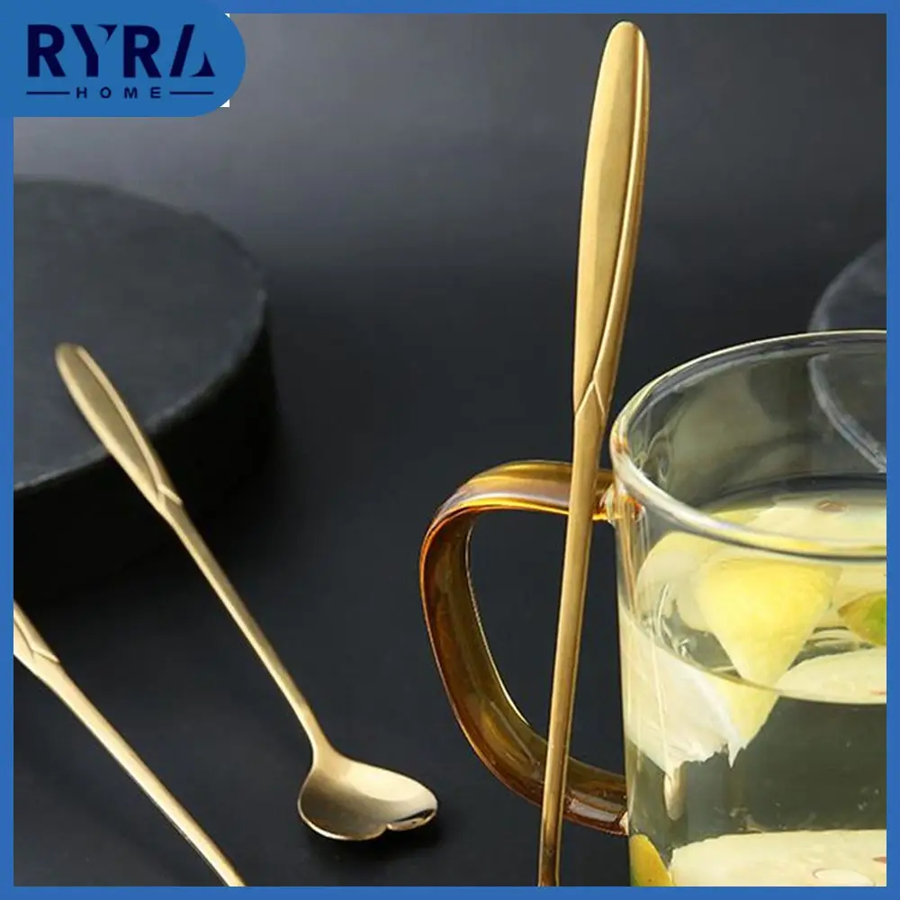 

Mini Cute Coffee Spoon 304 Stainless Steel Cartoon Cat Spoon Teaspoon Dessert Snack Scoop Milk Children Spoons Tableware