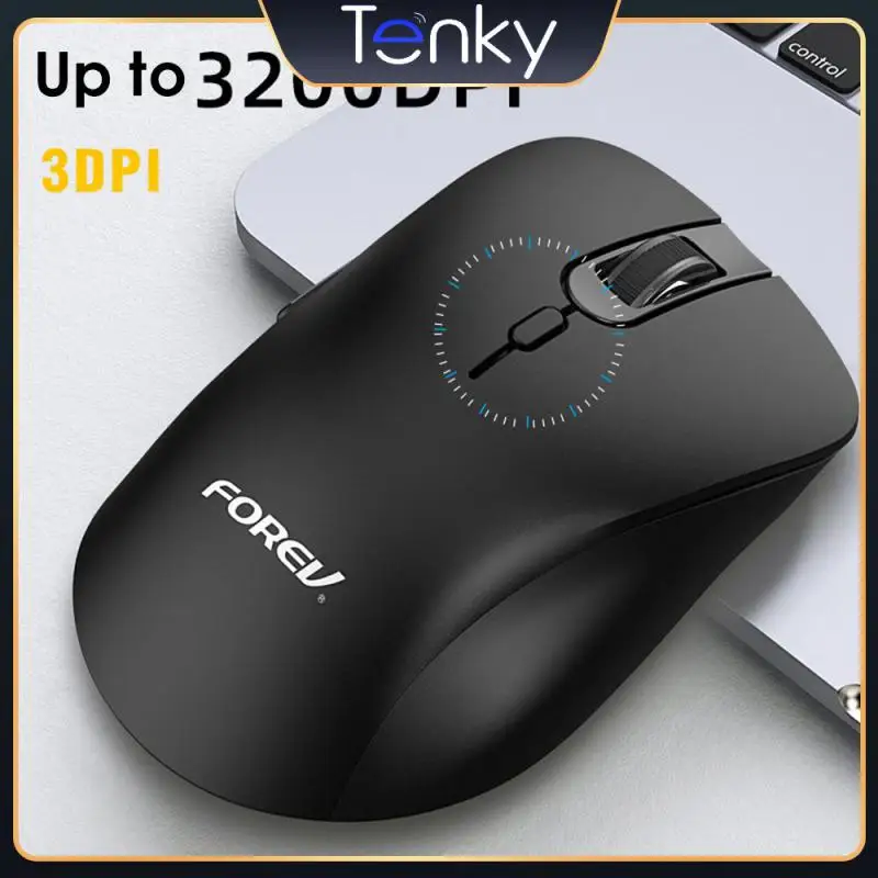 

2.4g Usb Wireless Mouse Adjustable Plug And Play Business Office Mice Simple Ergonomic For Windows 2000 1600dpi 6 Keys Stylish