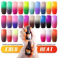 48pcs thermo gel polish nail art chameleon nail gel varnishes thermal temperature color changing uv led permanent nail lacquer