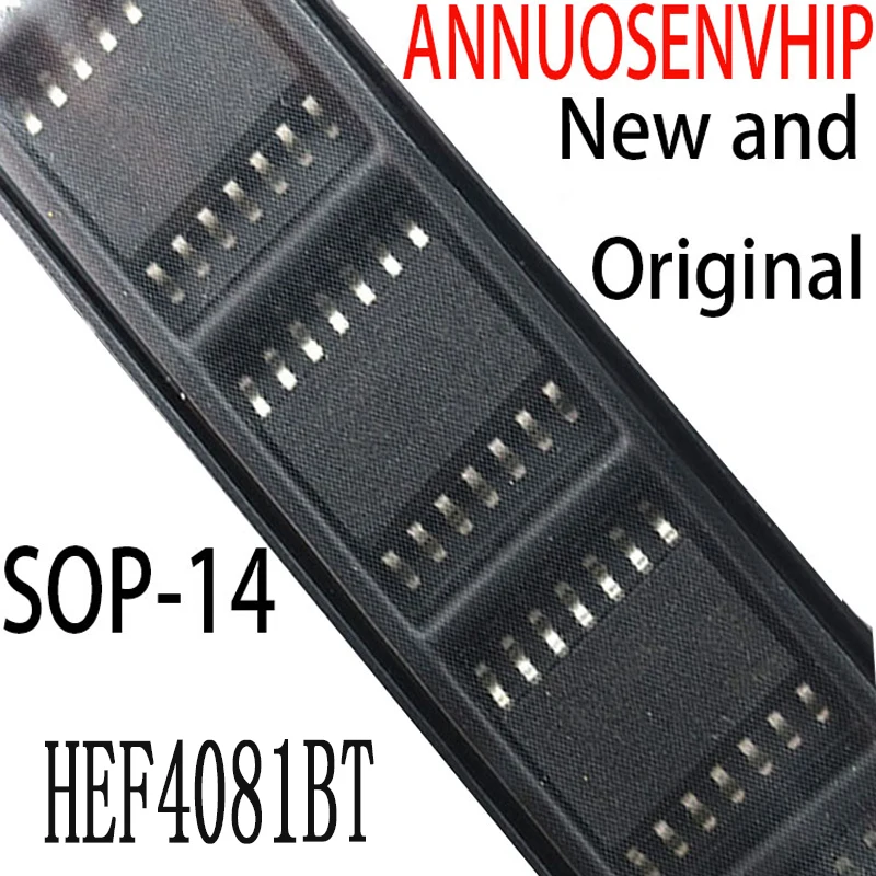 Новые и оригинальные SOP-14 CD4081BM SOP14 CD4081 SOP HEF4081 HCF4081 HEF4081BT, 10 шт.