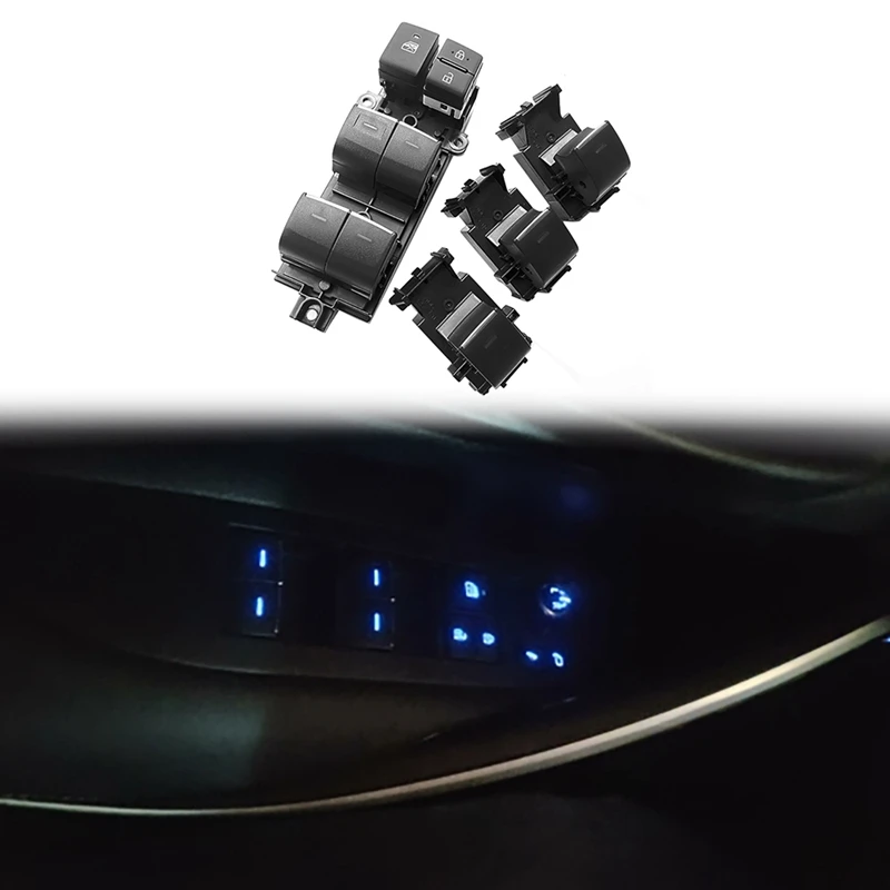 1 комплект голубая деталь кнопка переключения стеклоподъемника с кабелем для Toyota