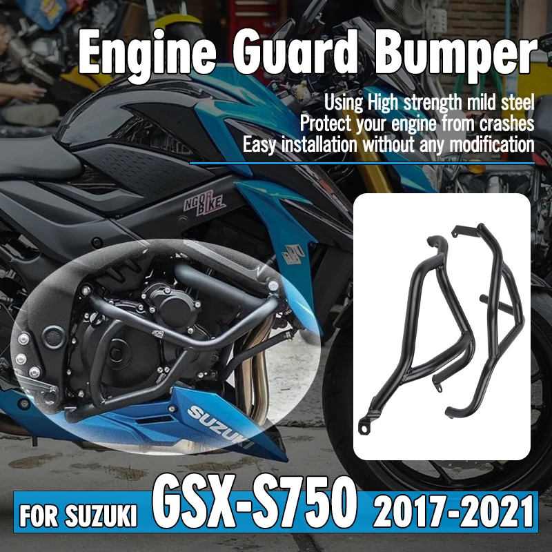 

MTKRACING для SUZUKI GSXS GSX-S 750 GSX-S750 2017-2019 2020 2021 защитная рамка для мотоцикла