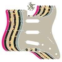 xinyue usa 8 hole vintage guitar pickguard sss scratch plate screws for electric guitar parts