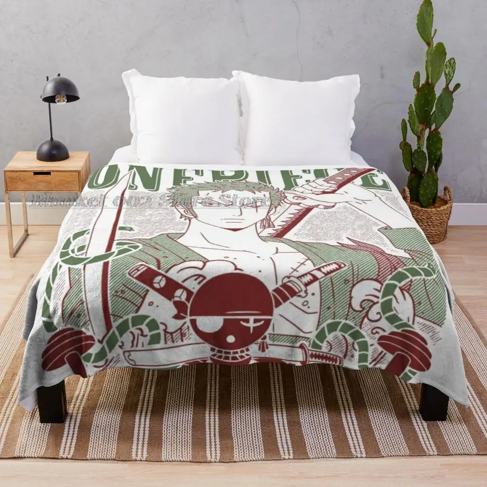

One Piece - Zoro Roronoa Bohemian Squishmallow Bunk Beds Sofa Fur Blanket Twin Throw Blanket