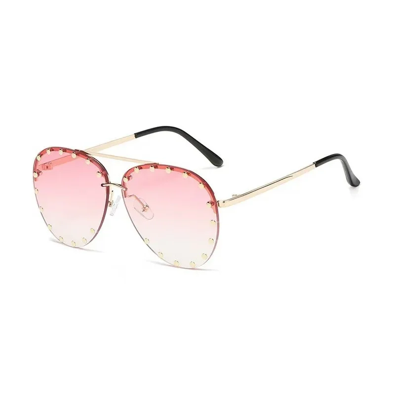 Солнцезащитные очки-пилот женские брендовые дизайнерские высококачественные