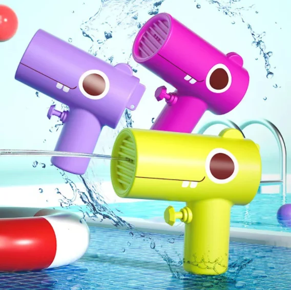 

Summer Children'S Cartoon Water Gun Toy Kawaii Water Jet Pistol Baby Water Park Children'S Party Parent-Child Interactive Game