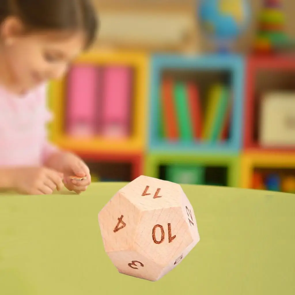 D12 12-сторонние игральные кости математические игры настольная игра набор кубиков