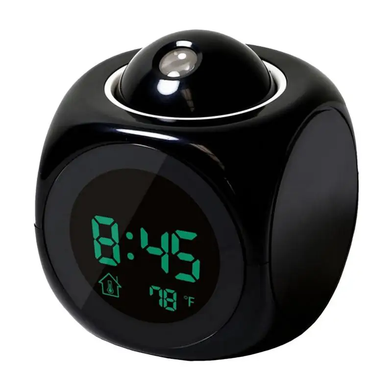 S Projector Talking Clock Alarm Clocks Projector With Clear 
