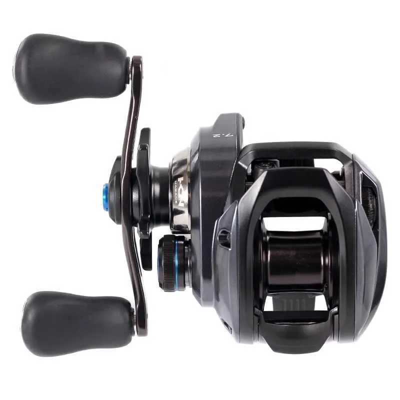 Фото Рыболовная катушка Shimano SLX DC Baitcasting 2023 года, оригинальная, модели 70HG, 71HG, 70XG, 71XG, 6+1BB, корпус HAGANE, передаточное число 6.3-8.2, для морской воды. №2