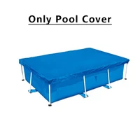 swimming pool cover rectangularround solar summer waterproof pool tub dust outdoor pe woven fabric accessory pool cover